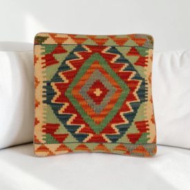 Pernă decorativă țesută manual 40x40 față de pernă Kilim