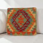 Pernă decorativă țesută manual 40x40 față de pernă Kilim