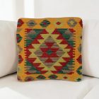 Pernă decorativă țesută manual 40x40 față de pernă Kilim