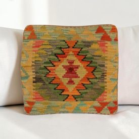 Pernă decorativă țesută manual 40x40 față de pernă Kilim