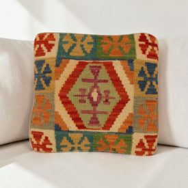 Față de pernă Kilim țesută manual 40x40 husă de pernă decorativă afgană