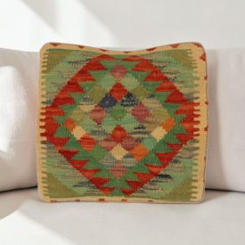 Față de pernă Kilim țesută manual 40x40 husă de pernă decorativă afgană