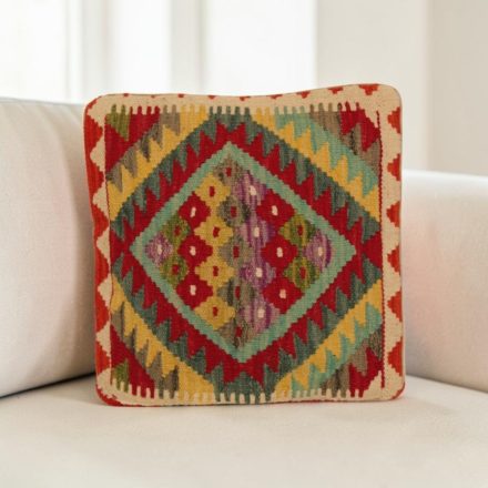 Față de pernă Kilim țesută manual 45x45 husă de pernă decorativă afgană