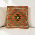 Față de pernă Kilim țesută manual 40x40 husă de pernă decorativă afgană