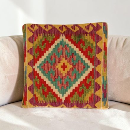 Față de pernă Kilim țesută manual 40x40 husă de pernă decorativă afgană