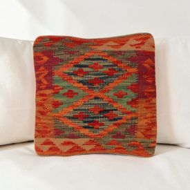 Față de pernă Kilim țesută manual 45x45 husă de pernă decorativă afgană