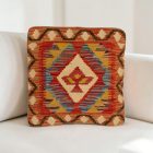 Față de pernă Kilim țesută manual 40x40 husă de pernă decorativă afgană