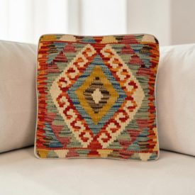 Față de pernă Kilim țesută manual 40x40 husă de pernă decorativă afgană