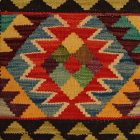 Pernă țesută manual 40x40 față de pernă Kilim