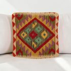 Pernă țesută manual 45x45 față de pernă Kilim
