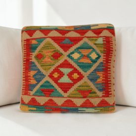 Pernă țesută manual 40x40 față de pernă Kilim