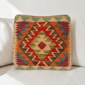 Pernă țesută manual 40x40 față de pernă Kilim