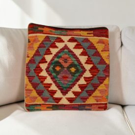 Pernă decorativă Kilim 40x40 husă de pernă kilim țesută manual