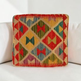 Pernă decorativă Kilim 40x40 husă de pernă kilim țesută manual