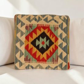 Pernă decorativă Kilim 40x40 husă de pernă kilim țesută manual