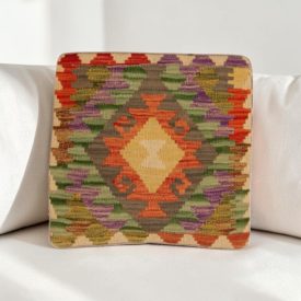 Pernă decorativă Kilim 40x40 husă de pernă kilim țesută manual