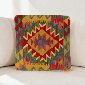 Pernă decorativă Kilim 40x40 husă de pernă kilim țesută manual