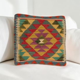 Pernă decorativă Kilim 40x40 husă de pernă țesută manual