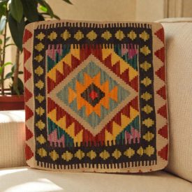 Husă de pernă Kilim afgană 50x50 pernă țesută manual