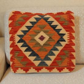   Pernă decorativă Kilim 50x50 față de pernă țesută manual
