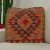 Pernă decorativă orientală 50x50 față de pernă țesută manual Kilim
