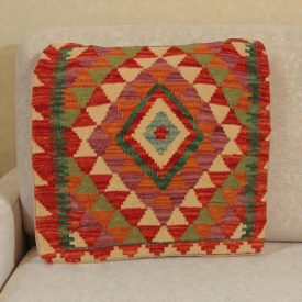 Pernă decorativă orientală 50x50 față de pernă țesută manual