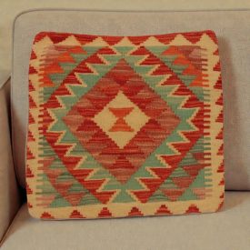 Față de pernă țesută manual 45x45 pernă decorativă Kilim