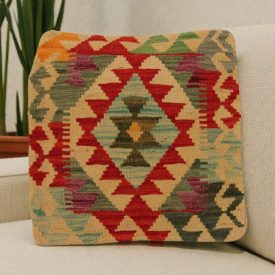   Pernă decorativă țesută manual 45x50 față de pernă Kilim