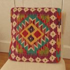 Pernă decorativă orientală 50x50 față de pernă țesută manual