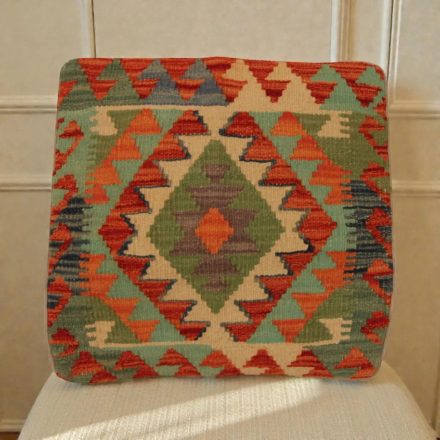 Pernă decorativă Kilim 45x45 față de pernă țesută manual Kilim