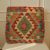 Pernă decorativă Kilim 45x45 față de pernă țesută manual Kilim