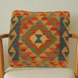 Pernă Kilim 50x50 față de pernă țesută manual