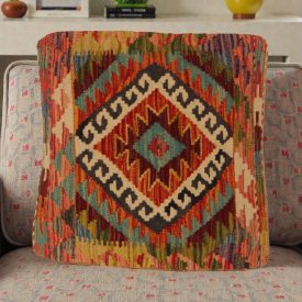 Pernă Kilim 50x50 față de pernă țesută manual