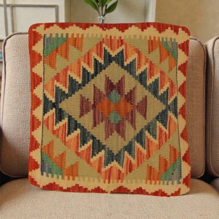 Pernă decorativă orientală 50x50 față de pernă țesută manual