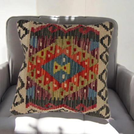 Față de pernă Kilim țesută manual 45x45 pernă decorativă afgană