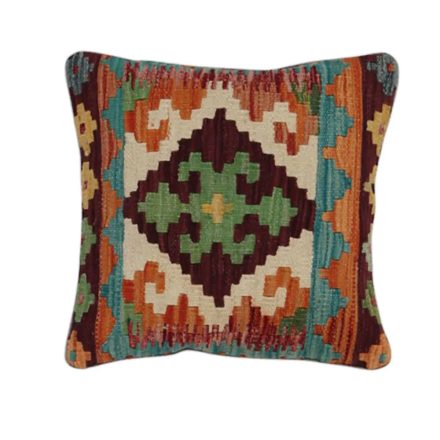 Pernă decorativă Kilim 45x45 față de pernă țesută manual