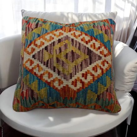 Față de pernă Kilim țesută manual 45x45 pernă decorativă afgană