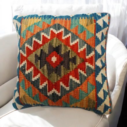 Pernă decorativă Kilim 45x45 față de pernă țesută manual