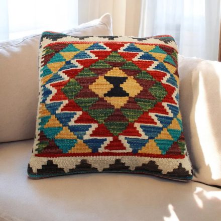 Pernă Kilim țesută manual 45x45 pernă decorativă afgană
