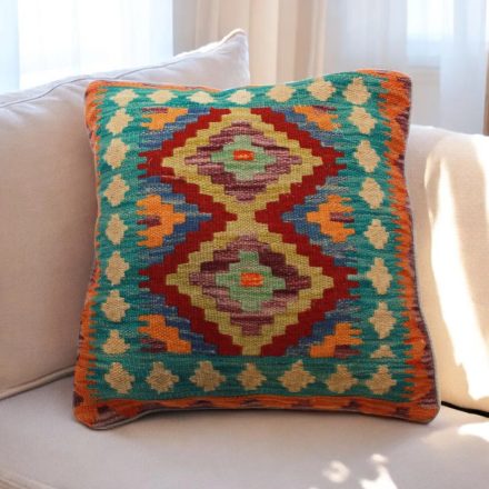 Pernă Kilim țesută manual 45x45 pernă decorativă afgană