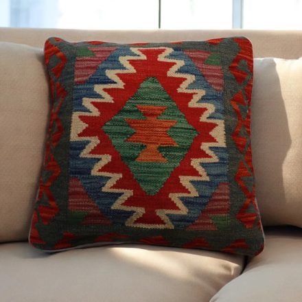 Pernă decorativă Kilim 45x45 față de pernă țesută manual