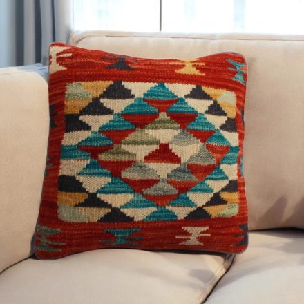 Pernă Kilim țesută manual 45x45 pernă decorativă afgană