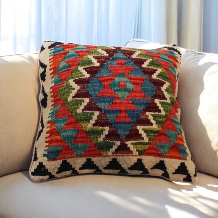 Pernă decorativă Kilim 45x45 față de pernă țesută manual
