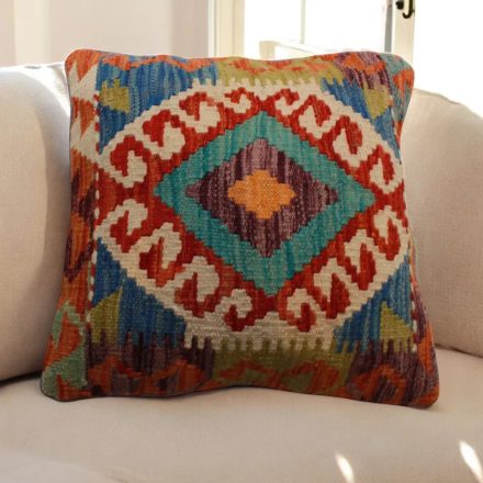 Pernă decorativă Kilim 45x45 față de pernă țesută manual
