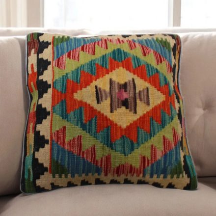 Pernă Kilim țesută manual 45x45 pernă decorativă afgană