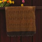 Eșarfă negru-auriu 215x105 eșarfă elegantă din bumbac pentru femei