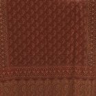 Eșarfă elegantă de damă 215x105 burgund-bej cu model autentic