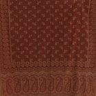 Șal elegant de damă 215x105, eșarfă din bumbac burgund