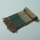 Șal elegant 215x105, verde, eșarfă subțire de damă