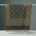 Șal elegant 215x105, verde, eșarfă subțire de damă